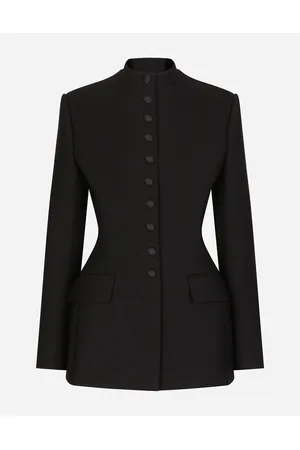 Dolce & Gabbana Blazers - Long single-breasted wool cady Dolce-fit jacket