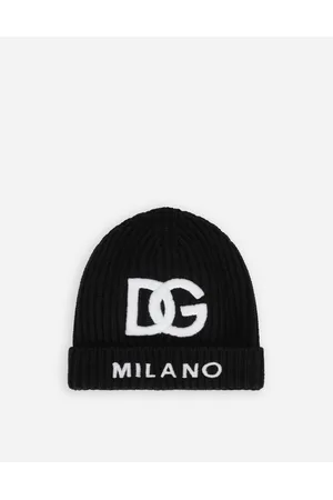 Dolce & Gabbana Accessories - Fisherman’s rib knit hat with logo embroidery