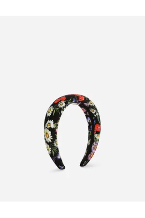 Dolce & Gabbana Accessories - Velvet hairband with meadow flower print