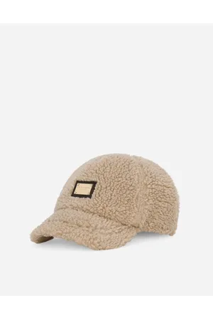 Dolce & Gabbana Accessories - Faux fur baseball cap with logo tag