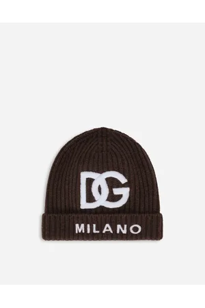 Dolce & Gabbana Accessories - Fisherman’s rib knit hat with logo embroidery