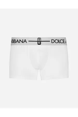 Dolce & Gabbana Collection - Regular-fit fine-rib stretch cotton boxers BLANCO DOLCE&GABBANA