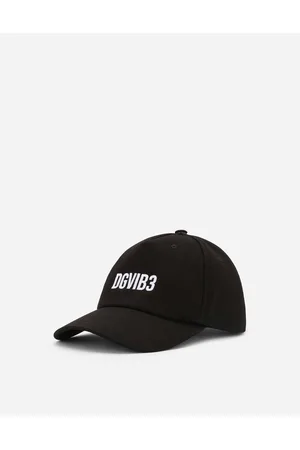 Dolce & Gabbana DGVIB3 collection - Cotton drill baseball cap with DG VIB3 embroidery
