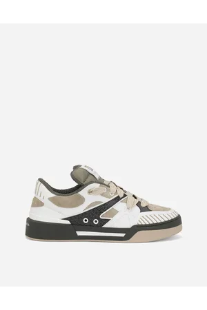 Dolce & Gabbana Mixed-material New Roma Sneakers - Man Sneakers Leather 44