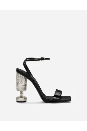 Dolce & Gabbana Polished Calfskin Sandals - Woman Sandals And Wedges Leather 39