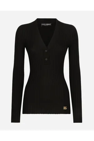 Dolce & Gabbana Wool Flat-rib Sweater - Woman Sweaters And Cardigans Wool 36