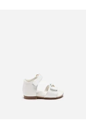 Dolce & Gabbana First Steps Sandals In Patent Leather With Bow - Woman Shoes For First Steps (19-26) Leather 23