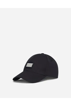 Dolce & Gabbana Cotton Baseball Cap With Branded Tag - Man Hats And Gloves Cotton 57