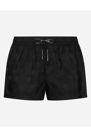 Dolce & Gabbana Short Swim Trunks With Jacquard Dg Monogram - Man Beachwear Satin 2