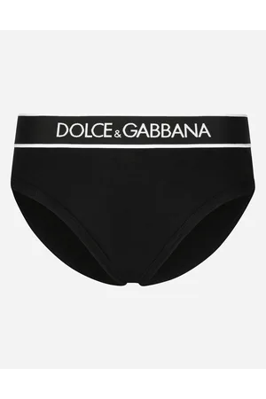 Dolce & Gabbana Fine-rib Jersey Brazilian Briefs With Branded Elastic - Woman Underwear 5