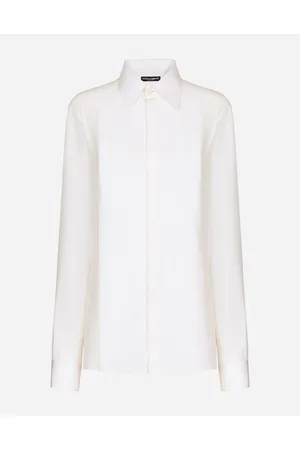 Dolce & Gabbana Silk Crepe De Chine Shirt - Woman Shirts And Tops Silk 36