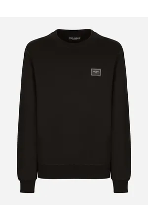 Dolce & Gabbana Jersey Sweatshirt With Branded Tag - Man Activewear Cotton 44