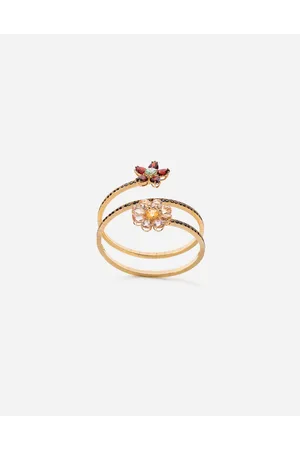 Dolce & Gabbana Spring Yellow Bracelet With Floral Decorations - Woman Bracelets S