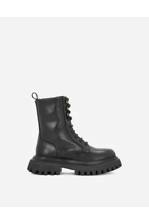 Dolce & Gabbana Vintage Calfskin Hi Trekking Ankle Boots - Man Shoes (24-38) Leather 27
