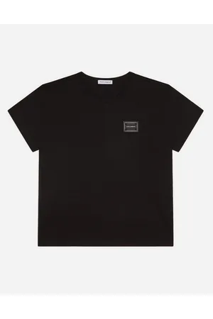 Dolce & Gabbana Jersey T-shirt With Logo Plaque - Man T-shirts And Sweatshirts 3