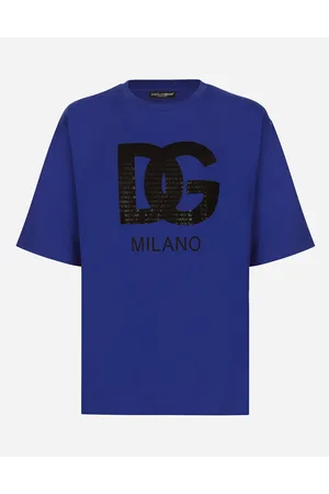 Dolce & Gabbana Cotton T-shirt With Dg Milano Print - Man Activewear Xs