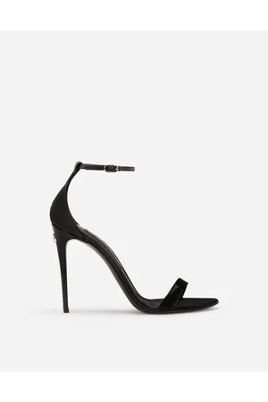 Dolce & Gabbana Polished Calfskin Sandals - Woman Sandals And Wedges Leather 35