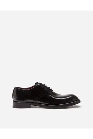 Dolce & Gabbana Brushed Calfskin Derby Shoes - Man Lace-ups Leather 42