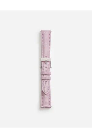 Dolce & Gabbana Alligator Strap With Buckle And Hook In Steel - Woman Watches&straps Onesize