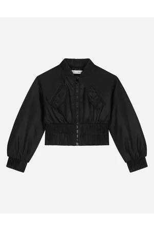 Dolce & Gabbana Satin Bomber Jacket With Tag - Woman Coats And Jackets Satin 6 Years
