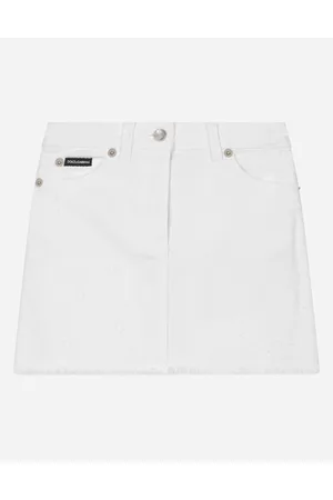 Dolce & Gabbana Short Stretch Denim Skirt - Woman Trousers And Skirts 2 Years