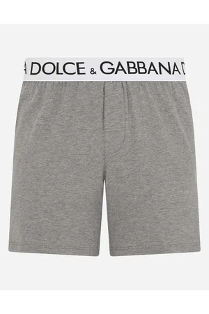 Dolce & Gabbana Two-way Stretch Cotton Boxer Shorts - Man Underwear And Loungewear Gray Cotton 3