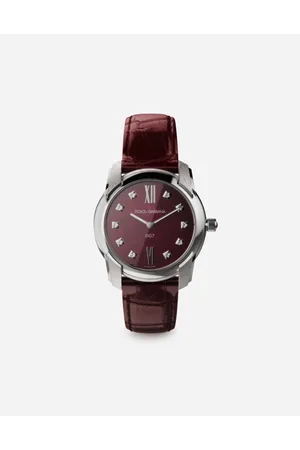 Dolce & Gabbana Dg7 Watch In Steel With Ruby And Diamonds - Woman Watches&straps Onesize