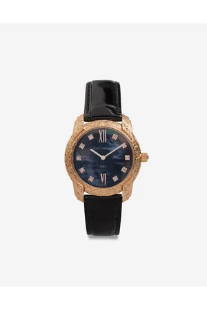 Dolce & Gabbana Dg7 Gattopardo Watch In Red Gold With Mother Of Pearl And Diamonds - Woman Watches&straps Onesize