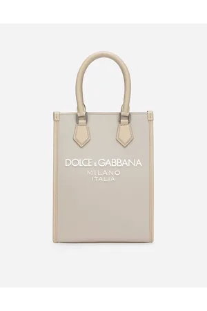 Dolce & Gabbana Small Nylon Bag With Rubberized Logo - Man Shoppers Nylon Onesize
