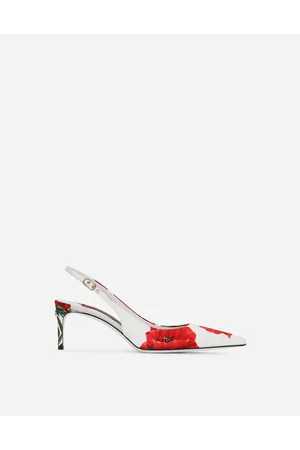 Dolce & Gabbana Printed Fabric Slingbacks - Woman 35.5