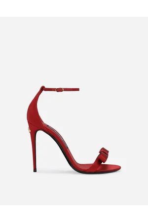Dolce & Gabbana Satin Sandals - Woman Sandals And Wedges Viscose 35