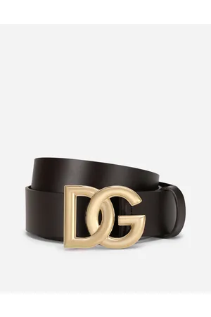 Dolce & Gabbana Cintura Logata - Man Belts Multi-colored Leather 80