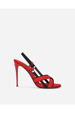 Dolce & Gabbana Corset-style Satin Sandals - Woman Sandals And Wedges 39