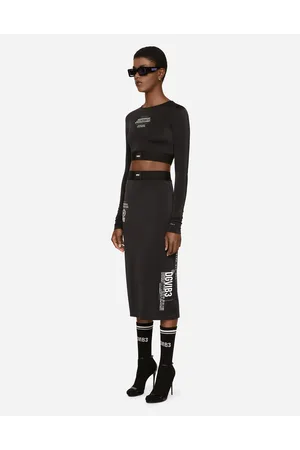 Dolce & Gabbana Dgvib3 Spandex Jersey Pencil Skirt - Woman Dgvib3 Collection 36