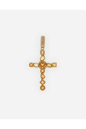 Dolce & Gabbana Anna Charm In Yellow 18kt With Citrines Quartzes - Woman Charms Onesize