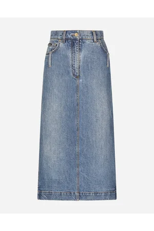 Dolce & Gabbana Gonna - Woman Skirts Multi-colored Denim 36