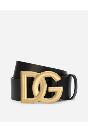 Dolce & Gabbana Cintura Logata - Man Belts Multi-colored Leather 80