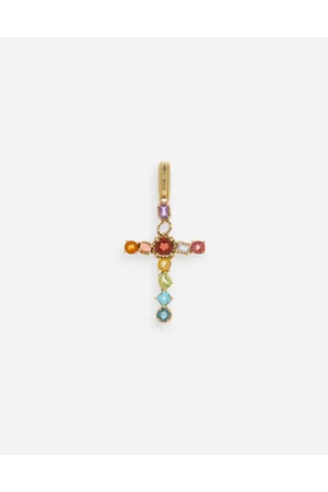Dolce & Gabbana Rainbow Charm In Yellow 18kt With Multicolor Stones - Woman Charms Onesize