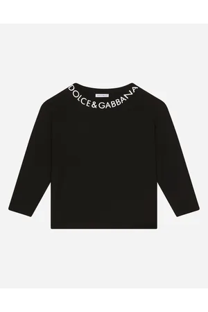 Dolce & Gabbana Jersey T-shirt With Logo Print - Man T-shirts And Sweatshirts Cotton 3 Years