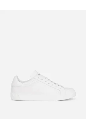 Dolce & Gabbana Calfskin Portofino Sneakers - Man Sneakers Leather 40