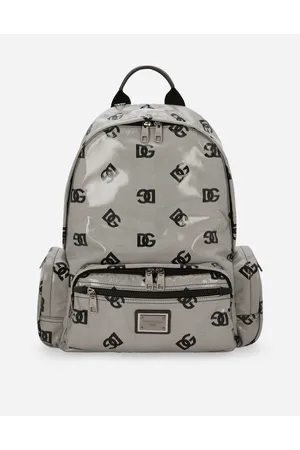 Dolce & Gabbana Coated Fabric Backpack With Logo - Man Onesize
