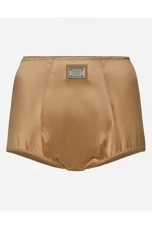 Dolce & Gabbana Satin High-waisted Panties With Tag - Woman Underwear Silk 1