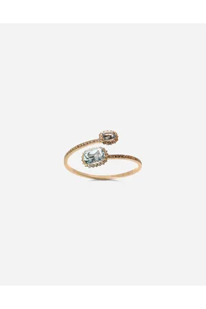 Dolce & Gabbana Heritage Yellow Bracelet With Acquamarine And Yellow Sapphire - Woman Bracelets S