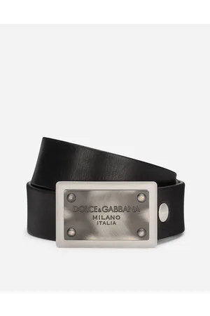 Dolce & Gabbana Leather Belt - Man Belts Multi-colored Leather 85