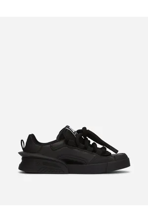 Dolce & Gabbana Mixed-material Portofino Sneakers - Man Sneakers 41.5