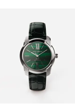 Dolce & Gabbana Steel And Malachite Watch - Man Watches Onesize