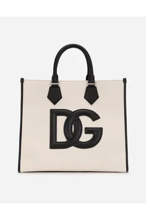 Dolce & Gabbana Canvas Shopper With Calfskin Nappa Details - Man Shoppers Onesize