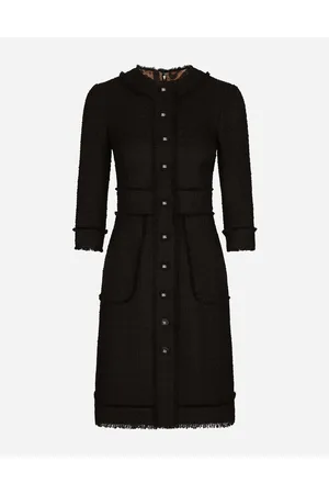 Dolce & Gabbana Raschel Tweed Midi Dress - Woman Dresses 36
