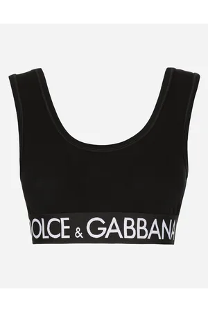 Dolce & Gabbana Jersey Top With Branded Elastic - Woman Shirts And Tops 36