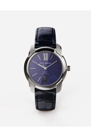 Dolce & Gabbana Dg7 Watch In Steel With Lapislazuli - Man Watches Onesize